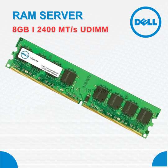 Ram Server Dell แรมเซิร์ฟเวอร์ 8GB DDR4-2400MT/s ใหม่ แท้ ราคาพิเศษ ประกันศูนย์ Dell1ปี